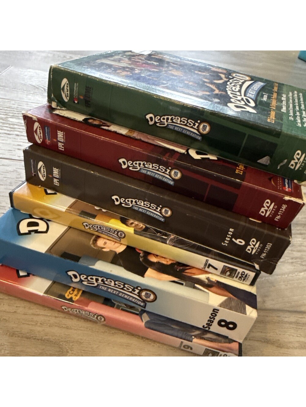 Degrassi The Next Generation Season 2, 3, 6, 7, 8, 9 DVD Box Sets Discs